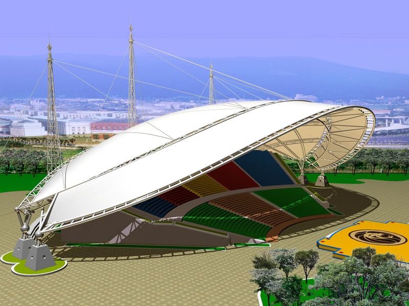 江山体育场膜结构